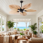 Palm Leaf Ceiling Fan