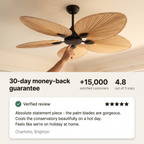 Palm Leaf Ceiling Fan