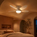 Ceiling Fan Light White Dimmable Remote Control