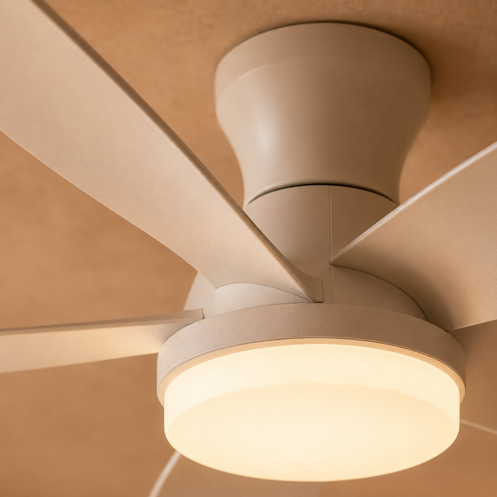 Ceiling Fan Light White Dimmable Remote Control