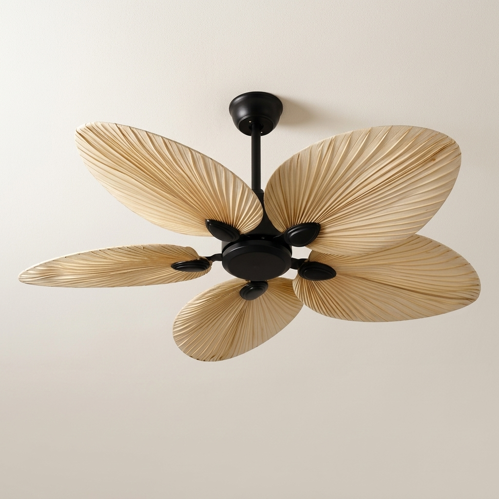 Palm Leaf Ceiling Fan