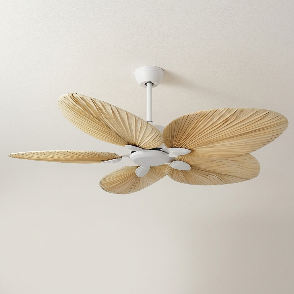 Palm Leaf Ceiling Fan