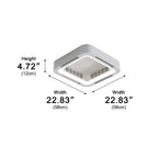 Modern Minimalist Mainless Lighting LED Bladeless Ceiling Fan Light