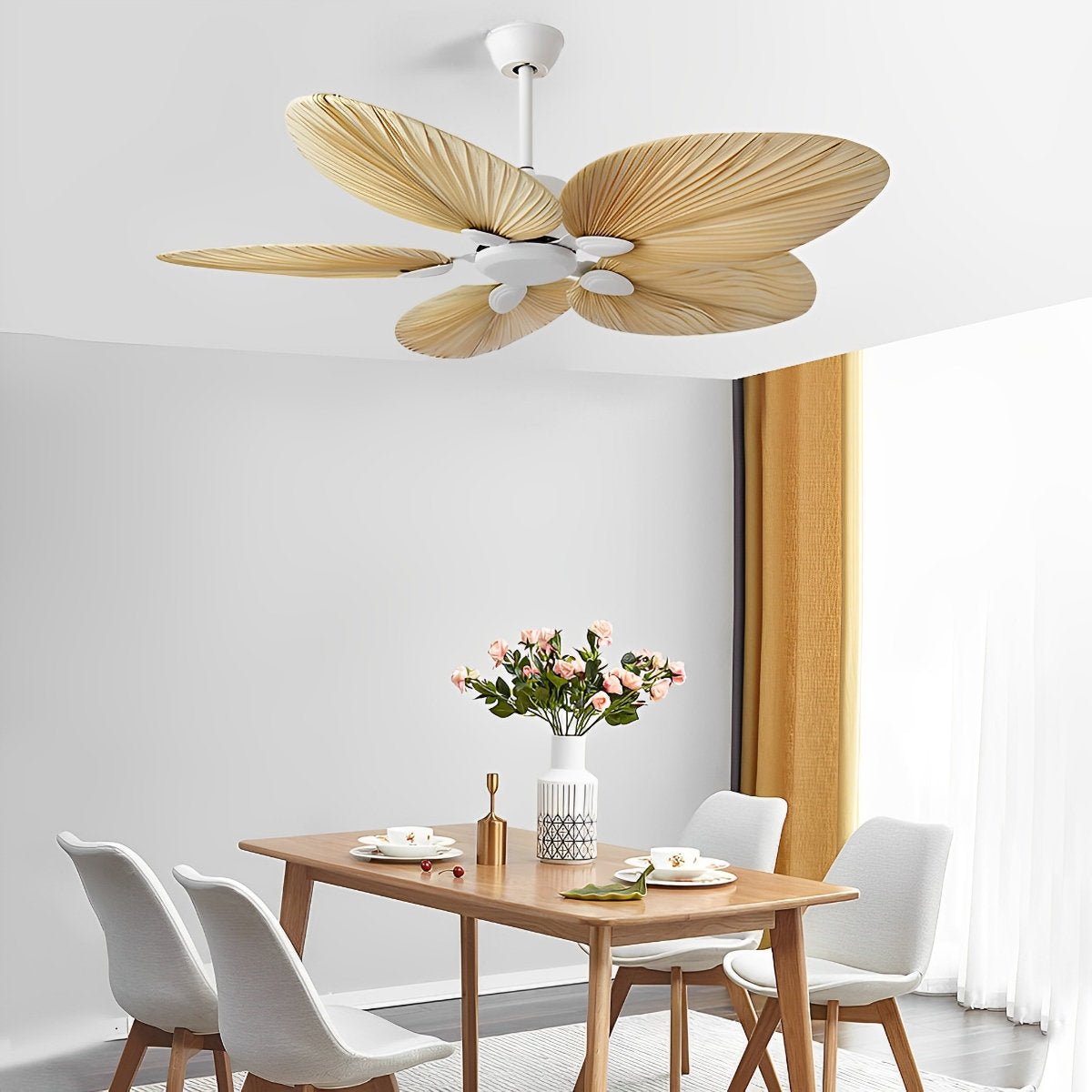 Palm Leaf Ceiling Fan
